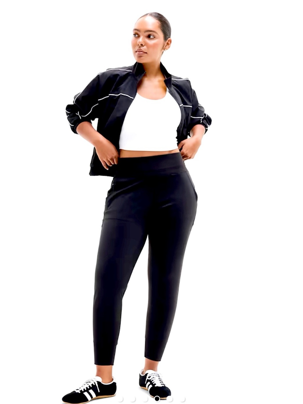 Athleta Venice High Rise Jogger Track Pants Black Medium